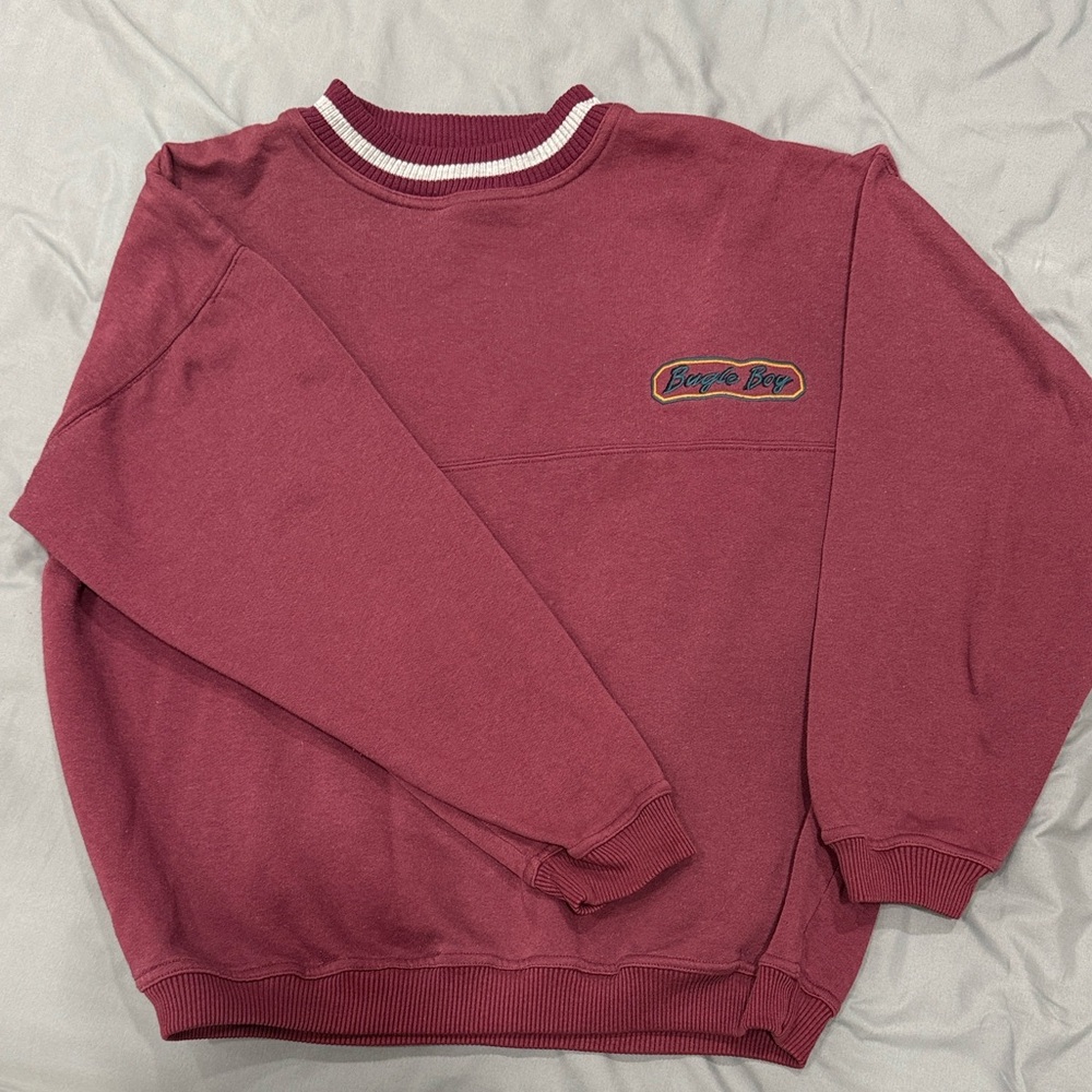 Bugle Boy Maroon Vintage Crewneck Sweater